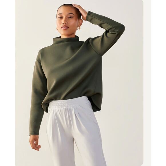 ADAY Tops - Aday Like A Boss Pullover Moss Size Medium- Worn once